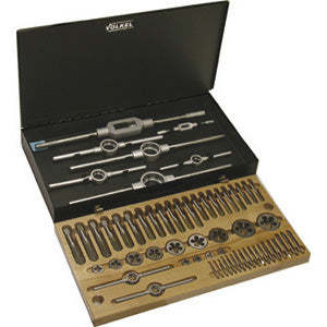 Juego de Machos y Terrajas HSS Surtidos 9396G para Roscado de M3 a M24, en Caja con Instrucciones para Aplicaciones de Roscado y Corte de Roscas - Product Image 1