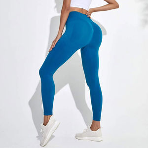 Leggings Deportivos de Cintura Alta para Mujer, Tejidos, Transpirables, Antibacterianos, Sin Costuras, para Invierno, Gimnasio, Fitness, Entrenamiento - Product Image 6