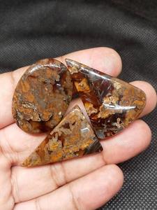 La mejor calidad Natural Aqua Stick Agate Cabochon 5-8mm para anillos personalizados Colgantes y piezas de colección - Product Image 3