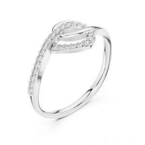 Anillo de Oro Amarillo de 14K con Diamante Redondo Cultivado en Laboratorio para Mujer |   Ropa de Novia |   Diamante Cultivado Nuevo - Product Image 4