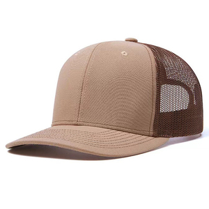 Gran oferta, gorras de camionero de algodón personalizadas de 6 paneles, gorra SnapBack bordada en blanco para hombre, gorra de camionero de malla - Product Image 2