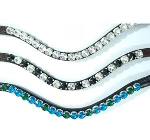 Bandas de cuero para cejas de cristal con cuero genuino y cristal natural hecho de caballo utiliza banda para cejas a la venta por exportadores - Product Image 6