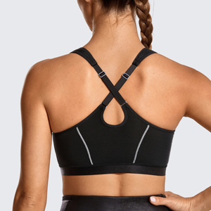 Sujetador deportivo sin costuras de alto soporte 2024, último diseño de impresión, ropa de gimnasio para correr para mujer de alta calidad, Sujetador deportivo sin costuras - Product Image 4
