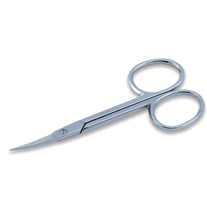 Tijera para cutículas de acero inoxidable sostenible con acabado plateado, corte suave, hoja recta, manicura, Tijera para uñas, herramienta de belleza - Product Image 1