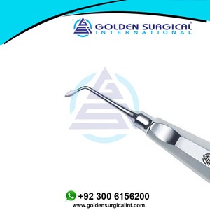 Elevador de Raíces Dentales Bernard, Tipo Bayoneta Angulada |   Instrumentos Dentales de Acero Inoxidable para Ortodoncia - Product Image 5