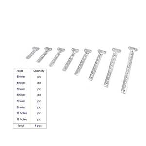 Plaque de contreventement en T de 4,5 mm, instruments chirurgicaux vétérinaires, acier inoxydable, fixation osseuse, outils orthopédiques manuels - Product Image 6