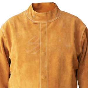 Último diseño chaqueta de soldadura resistente gran oferta de alta calidad ropa de trabajo hombres soldadura chaqueta de invierno hecha en Pakistán - Product Image 5