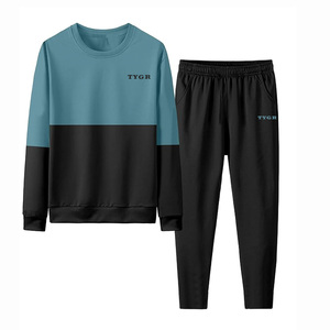 Survêtements d'hiver unisexes de qualité supérieure, sweat-shirts imprimés, pantalon contrasté, tissu extensible doux, respirant, séchage rapide - Product Image 5