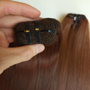 Paquetes de cabello humano vietnamita de alta calidad con cierre pelucas sin cola peluca recta rizada pelo Topper pelo crudo vietnamita - Product Image 4