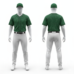 ชุดเบสบอลขายส่งลดราคา ปี 2026 ผ้าโพลีเอสเตอร์ 100% น้ำหนักเบา ระบายอากาศได้ดี แห้งเร็ว พิมพ์ลายแบบซับลิเมชั่น  ใส่ชื่อและหมายเลขทีมได้ - Product Image 6