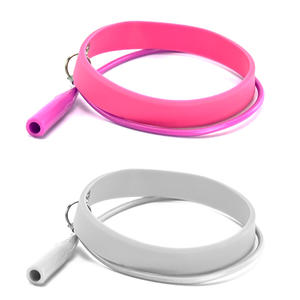 Pince à cils personnalisée pince à épiler en silicone souple porte-sangle bracelets bandes de protection bracelets de poignet en caoutchouc de couleur personnalisée - Product Image 3