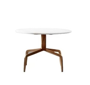 Tables de pièce maîtresse en métal fini or de luxe Table d'appoint ronde Côtés d'oiseaux attrayants Tables de rangement de luxe modernes en basse quantité minimale de commande - Product Image 5