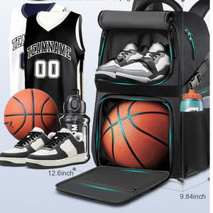 Sac à dos personnalisé 2025 Sports Basketball Respirant et imperméable avec fonction antivol Nouveau style de conception - Product Image 3