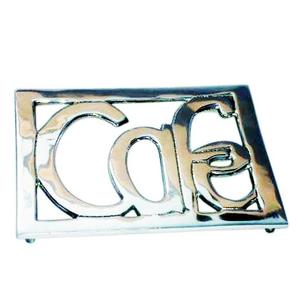 À la mode brillant poli en fonte d'aluminium chat dessous de plat moderne Animal inspiré résistant à la chaleur décoratif cuisine comptoir support de coussin chauffant - Product Image 4