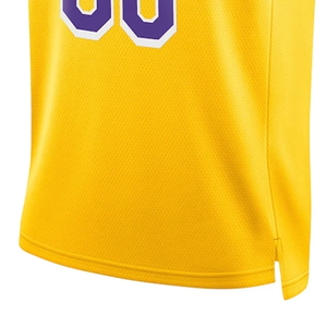 Maillot de basket-ball de haute qualité, logo personnalisé, léger, respirant, en mesh, uniforme d'équipe sans manches, col rond, pour hommes - Product Image 5