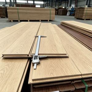 Parquet en bois d'ingénierie de luxe de 3/4 pouce, large planche multicouche en chêne européen naturel, parquet massif en bois - Product Image 3