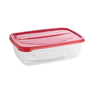 Juego de contenedores de almacenamiento de alimentos herméticos rectangulares de PP de plástico transparente sin BPA de 8 piezas, cajas de almacenamiento herméticas técnicas de inyección - Product Image 2