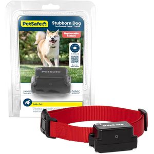 For PetSafe Stubborn <b>Dog</b> In-Ground Containment <b>Collar</b> Receiver Waterproof Nylon Fence with Tone Vibrae & Static Features - Product Image 1