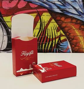 Boîte à cigarettes portable de luxe en carton, étui à tabac personnalisé avec tiroir en papier, emballage rigide de poche haut de gamme, réutilisable et écologique, 20 unités - Product Image 5