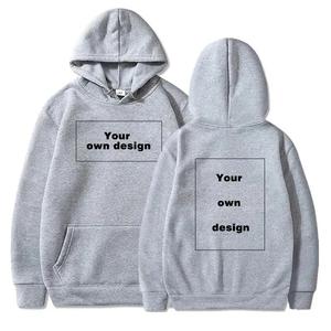 Sudadera Unisex de Otoño con Logotipo Personalizado, Texto Personalizado, Diseño de Moda DIY, Poliéster/Algodón, Resistente al Viento, Cálida y Cómoda para el Invierno - Product Image 2