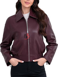Chaqueta de Invierno para Mujer de Alta Calidad, Diseño Personalizado, Chaqueta de Cuero Genuino para Mujer, Chaqueta Transpirable para Mujer en Nurak - Product Image 4