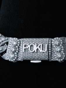 Collar Cubano con Corte Baguette Personalizado, Estilo Hip Hop, Chapado en Oro Rosa, Cadena Cubana de Plata 925, Joyería Fina para Hombre - Product Image 6