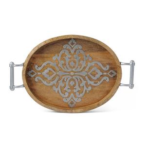 Nouveau plateau de service en bois design, style moderne, pour restaurants, cafés, hôtels, plats de service, fruits, plat de service en bois - Product Image 5