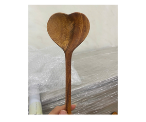 Cuillère en bois artisanale du Vietnam Cuillère en bois de qualité supérieure pour la cuisson écologique Cuisson Épices Thé Café En Vrac Prêt À L'exportation - Product Image 2