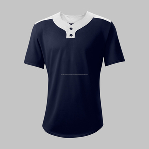 เสื้อเจอร์ซีย์เบสบอลปักลายโลโก้ออกแบบได้ตามต้องการเสื้อเบสบอลไซส์ใหญ่สำหรับผู้ชายเสื้อสำหรับทุกเพศ - Product Image 2