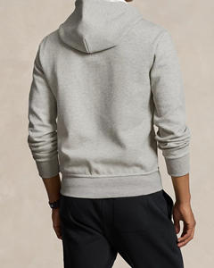 Sweat à capuche classique pour homme, vêtements d'extérieur d'hiver, poignets élastiques, fermeture éclair durable, tendance, chaud, doux, respirant, léger - Product Image 2