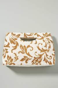 Bolso bordado a mano con patrón botánico - Product Image 4