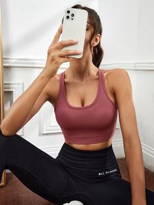 Sujetador Deportivo Ligero de alto soporte para mujer para Yoga, Fitness, correr y entrenamiento, Tops de entrenamiento de talla grande - Product Image 5