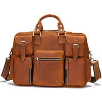 Sac messager pour ordinateur portable en cuir véritable léger et imperméable pour homme, nouvelle collection 2025, 14 pouces, portable