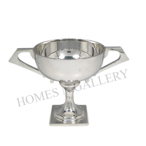 ถ้วยถ้วยรางวัลกีฬาดีไซน์หรูหราชุบโลหะเงินและทองเหลืองจากอินเดีย - Product Image 6