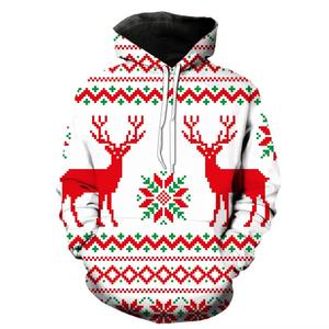 Sudadera con Capucha Navideña para Hombre, Cómoda y Moderna, 100% Poliéster, con Logotipo Personalizado, MOQ Bajo - Product Image 2