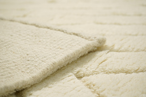 Trendsetting Textures Handcrafted Modern Handmade Woollen Rug Bohemian Style Wool Handwoven <b>Runner</b> for Modern Homes - Product Image 6