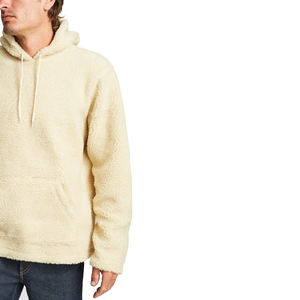 Best Material <b>Sherpa</b> Fleece <b>Hoodies</b> for Men Top Selling OEM Service High Quality Cheap Price Solid Plain Dyed Technique for - Product Image 4
