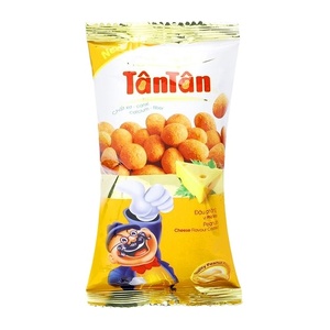 TAN TAN Smoky CHEESE Coated BBQ Flavored Crunchy Savory Peanuts Snack in Bag for Retail Vending Supply - Product Image 3