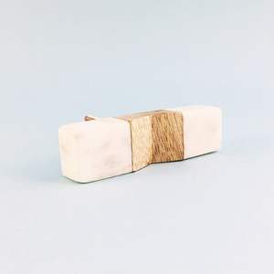 Perillas de madera de mármol para puertas de armarios, acabado natural elegante, perfecto para la decoración de hogares de lujo - Product Image 5