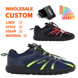 Chaussures Athlétiques Enfant Personnalisables avec Logo, Respirantes en Maille, Lacets Élastiques Sans Nœuds, Faciles à Enfiler, Doigts Libres, Croissance Naturelle, Chaussures Pieds Nus pour Enfants - Product Image 6