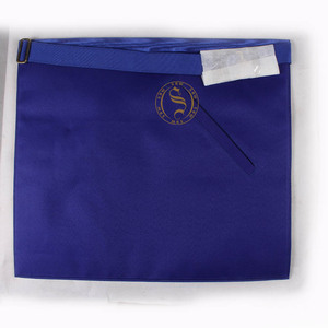 Tabliers de loge artisanale Tabliers de maître maçon et ensemble de tablier de broderie de machine de loge bleue maçonnique - Product Image 5