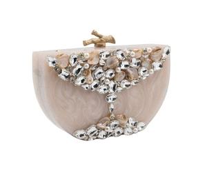 Nouvelle pochette en résine de Style américain créatif avec votre nom personnalisé embrayages en résine sacs à main pour les sacs de transport de mariage de fête des femmes - Product Image 6