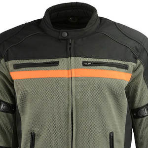 แจ็กเก็ตหนังสำหรับแข่งรถมอเตอร์ไซด์ของผู้ชายแจ็กเก็ตหนังขี่มอเตอร์ไซด์โลโก้ตามสั่ง - Product Image 2