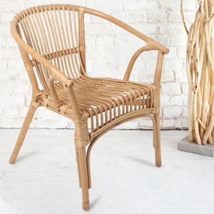 Silla de comedor francesa de ratán natural Escandinava al mejor precio para sillas de comedor elegantes hechas a mano al aire libre de Vietnam B2B - Product Image 5