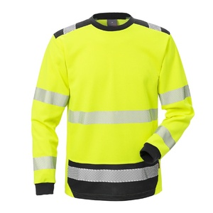 Reflective Hi Vi Safety Sweatshirts Custom LOGO Men Hi Vis Sweatshirt - Product Image 1