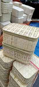 Coffret cadeau vintage en bambou Flexibilité et polyvalence Décoration intérieure Artisanat du bois Bon choix pour la fabrication de cadeaux - Product Image 4