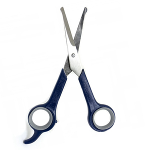 Mango de plástico azul marino Chi Comprar tijeras para el cuidado de mascotas Tijeras para mascotas de punta roma de acero al carbono de 6 pulgadas - Product Image 6