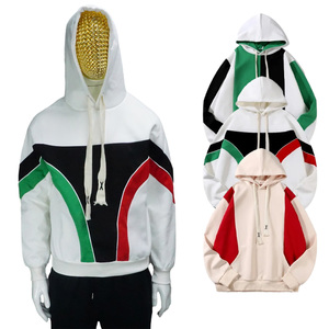 Sudaderas con capucha personalizadas de alta calidad para hombre 100% algodón 380GSM peso pesado calidad de lujo ropa de calle de gran tamaño sudaderas con capucha para hombre - Product Image 1