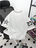 Camiseta de fútbol, tecnología de absorción de humedad, material de tacto suave de secado rápido hecho para mayor comodidad y durabilidad durante los deportes