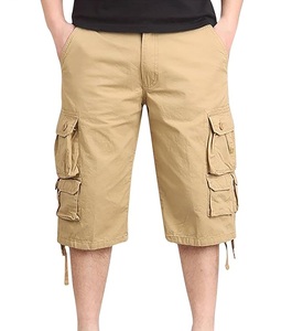 Multi Pockets Cargo <b>Shorts</b> <b>Men</b> Summer Casual Outdoor Gym Workout Street Wear Pants Breathable <b>Knee</b> <b>Length</b> Cargo <b>Short</b> - Product Image 1